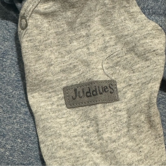 Juddlies-Blue and Gray Baby Gown. 0-3 months - Picture 6 of 6